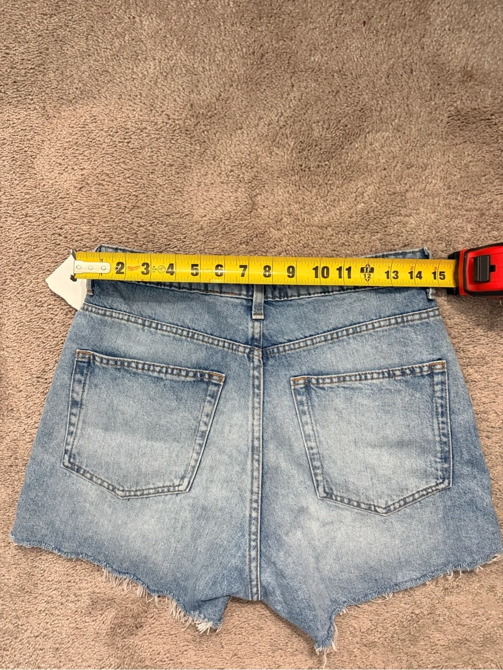 Women's Light Blue Denim Cutoff Shorts
